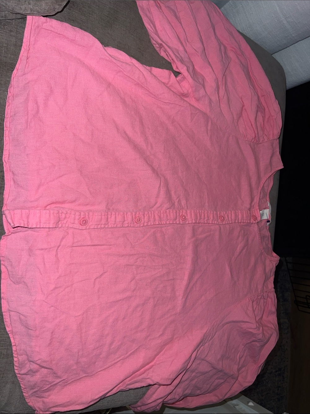 H&M Rose Pink Button-Down Blouse